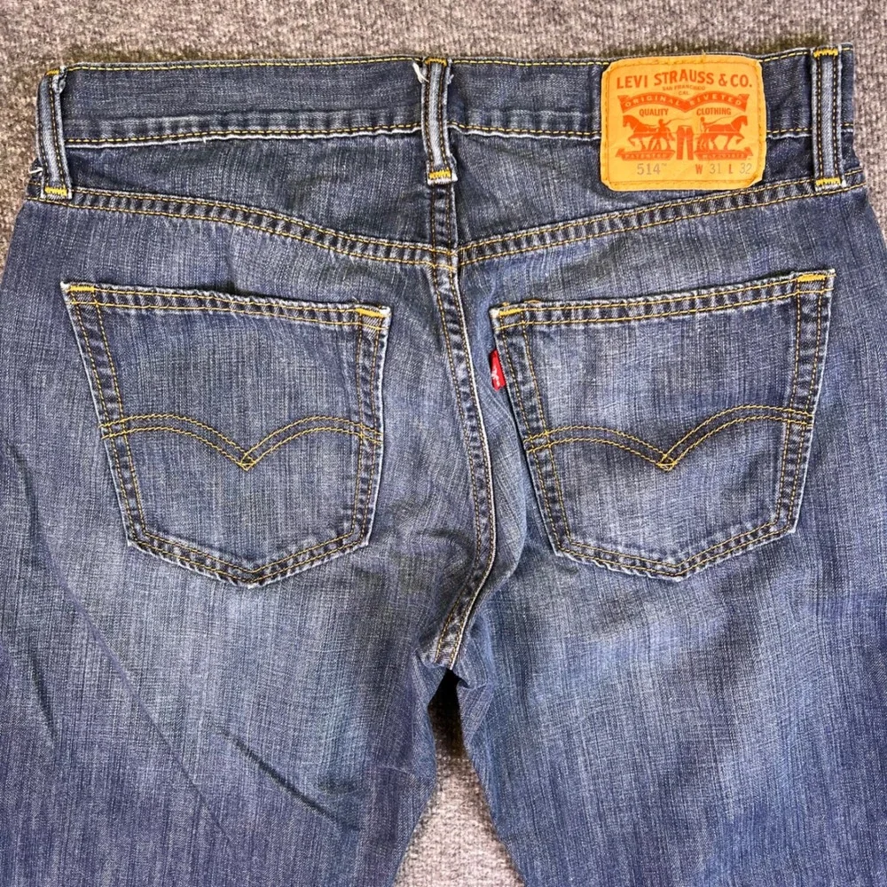 Levis 514 Jeans Mens‎ 31x32 Faded Straight Streetwear Classic Casual Denim Pants